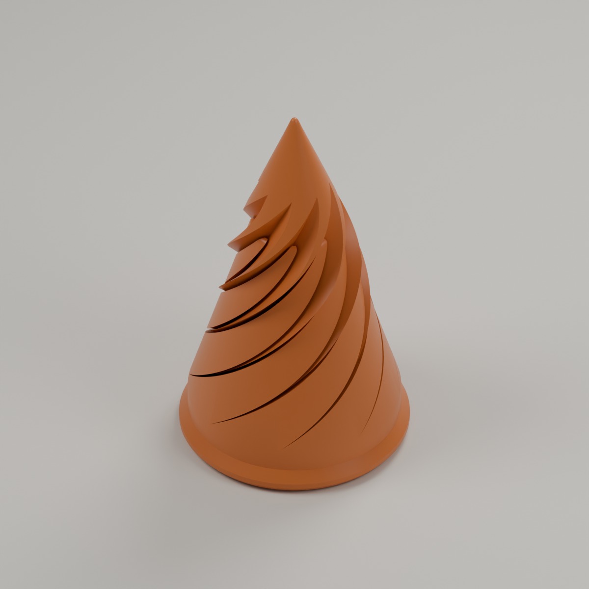 Helix Fidget – digitale Modellvorschau, Beispielfarbe, kein Produktfoto